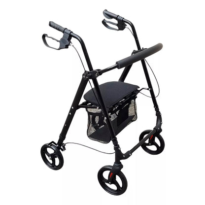 Andador 4 Ruedas Burrito Con Asiento Y Canasto Plegable 1004D
