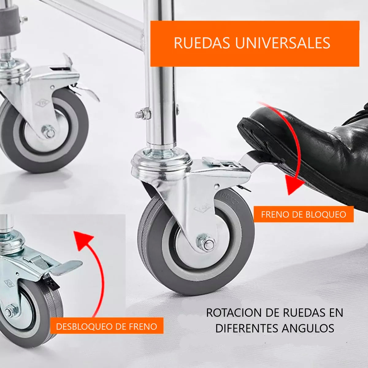 Silla de Baño con Ruedas y WC Inodoro - Aluminio Ligero, Reposapiés Abatibles | Oneder