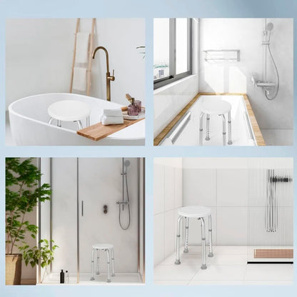 Piso Silla De Ducha Baño Ajustable Aluminio Oneder Seguridad