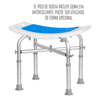 Piso Silla De Ducha Aluminio Bariatrico Antideslizante 201DA