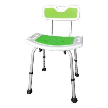 Silla De Ducha Para Baño Portatil Aluminio Altura Ajustable