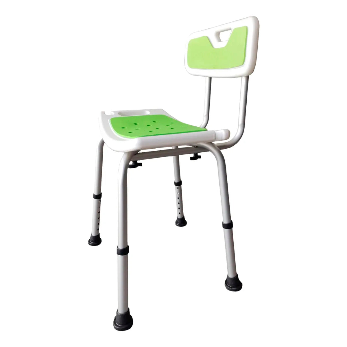 Silla De Ducha Para Baño Portatil Aluminio Altura Ajustable