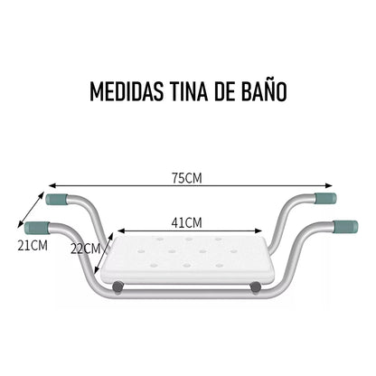 Silla De Baño Asiento De Tina Ducha Sin Respaldo Oneder