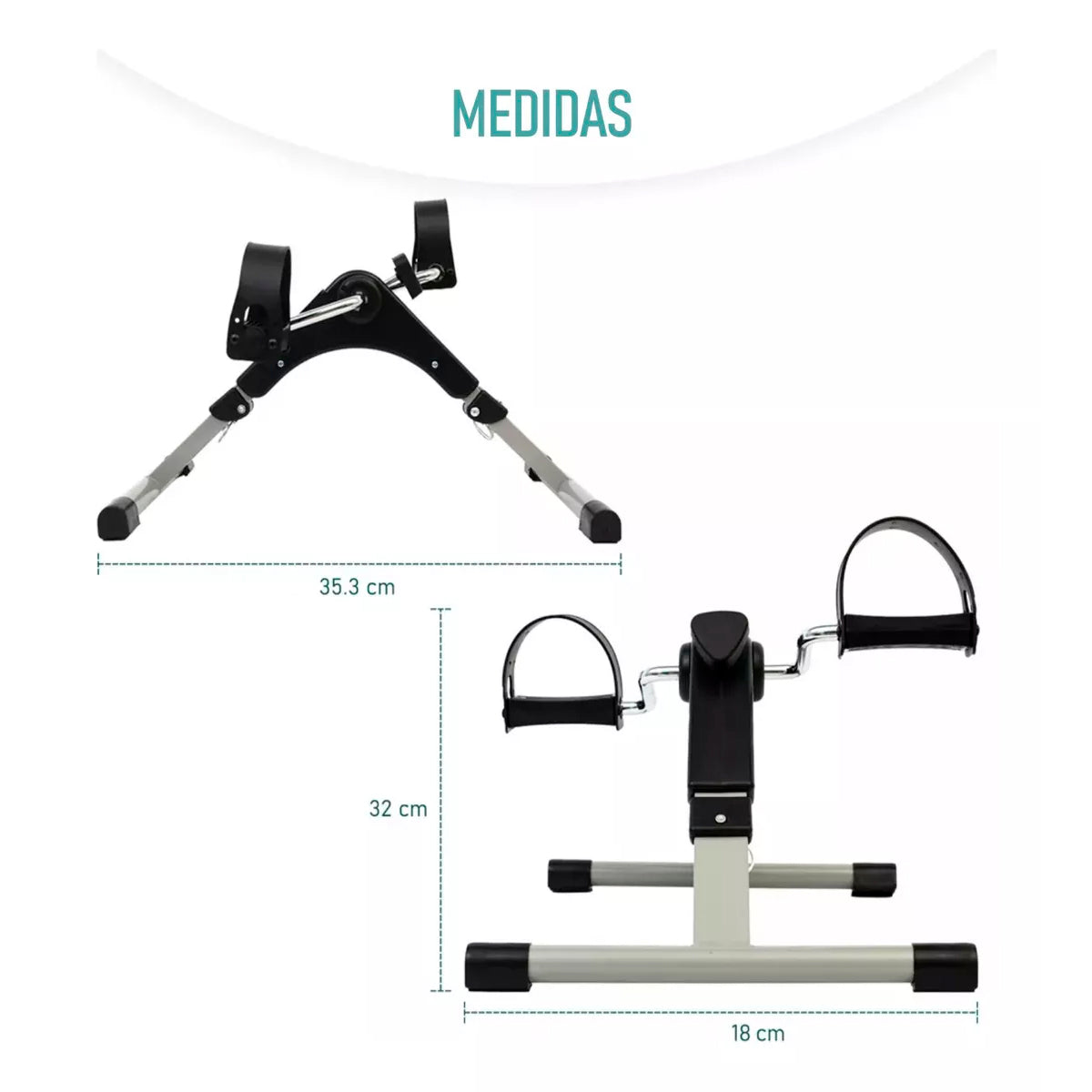 Pedalera De Ejercicio Pantalla Lcd Ejercitador Plegable 903