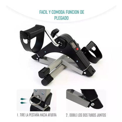 Pedalera De Ejercicio Pantalla Lcd Ejercitador Plegable