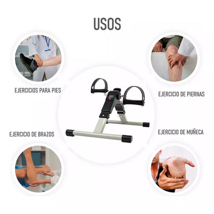 Pedalera De Ejercicio Pantalla Lcd Ejercitador Plegable