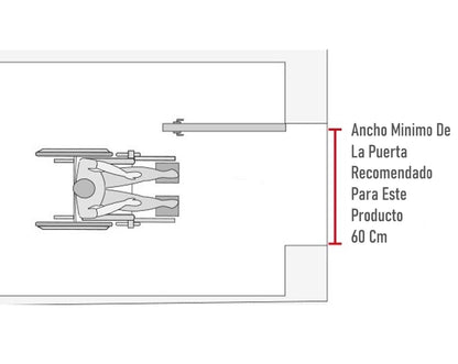 Silla De Ruedas Plegable Aluminio Apoyabrazos Abatibles