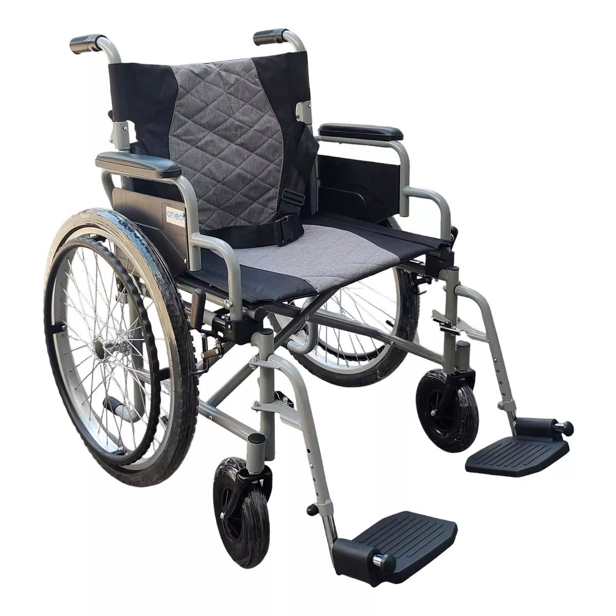 Silla De Ruedas Bariatrica Plegable Rueda Neumatica Trasera KJT605E