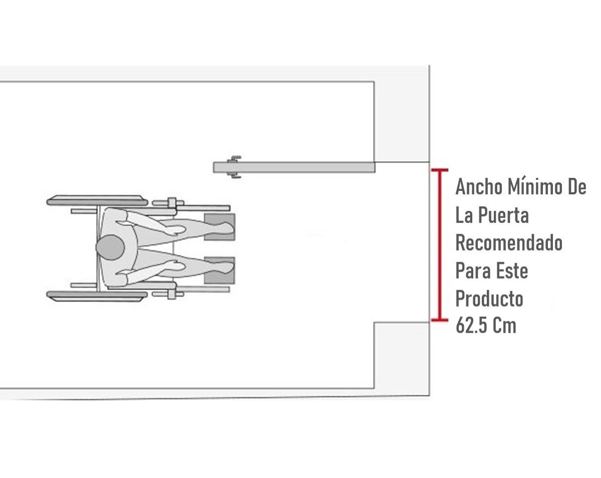 Silla De Ruedas Rueda Maciza Estandar Reposapies Abatibles