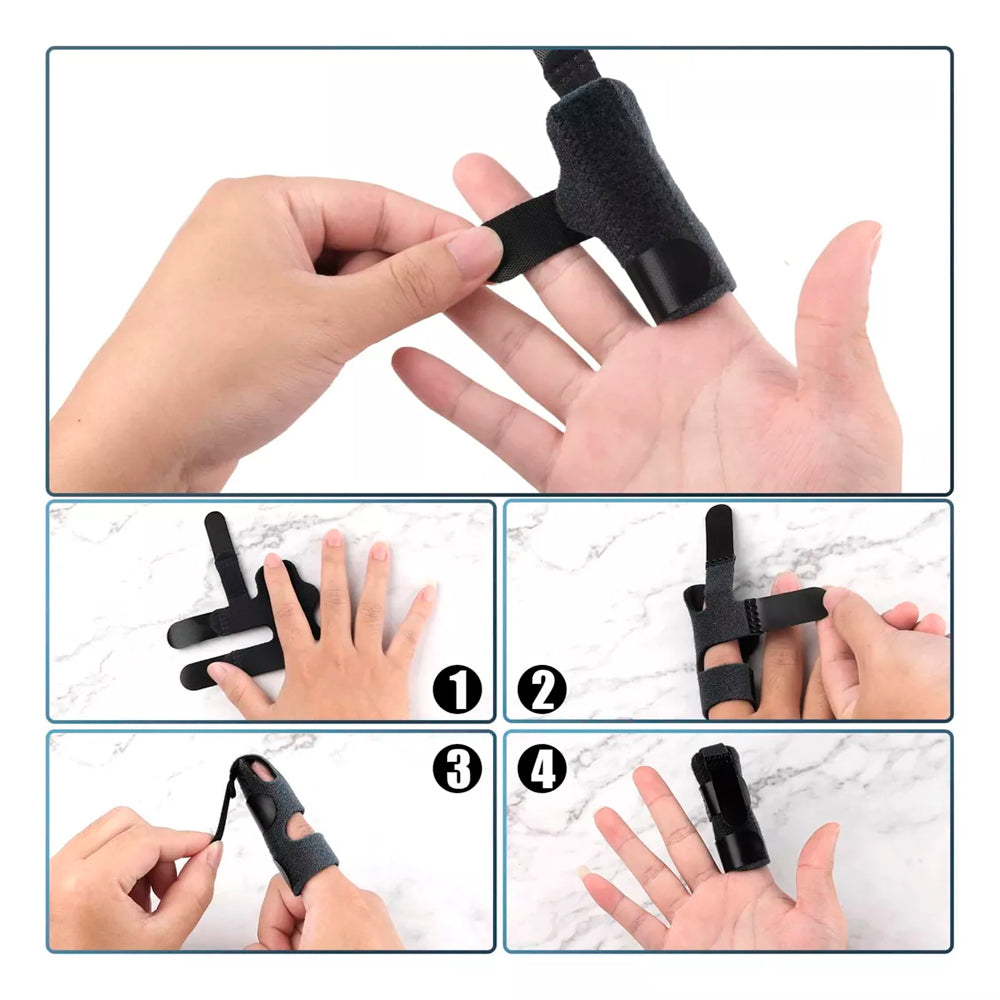 Ferula Inmovilizador Para Dedo Con Velcro Ajustable Oneder