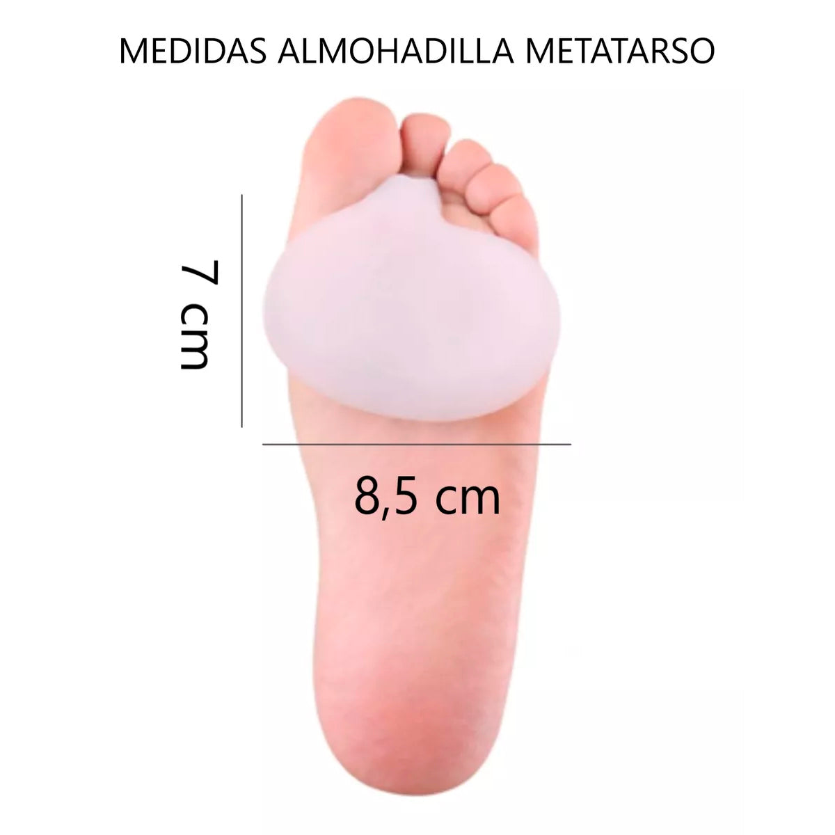 Plantilla Almohadilla Cojin Gel Para Planta Pie Metatarso