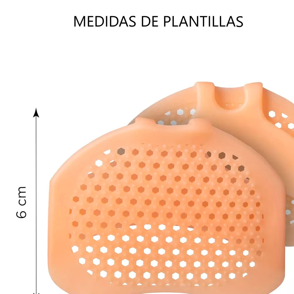 Plantillas Metatarso Beige Almohadilla Con Gel Par 2 Unid