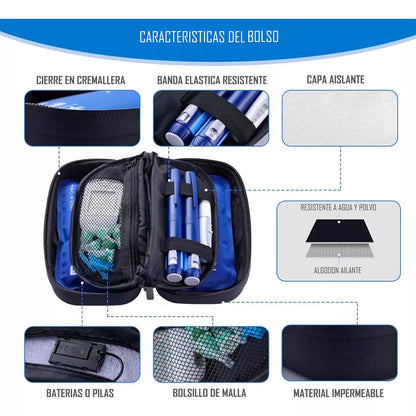 Bolso Estuche De Viaje Cooler Porta Insulina Diabéticos Oneder