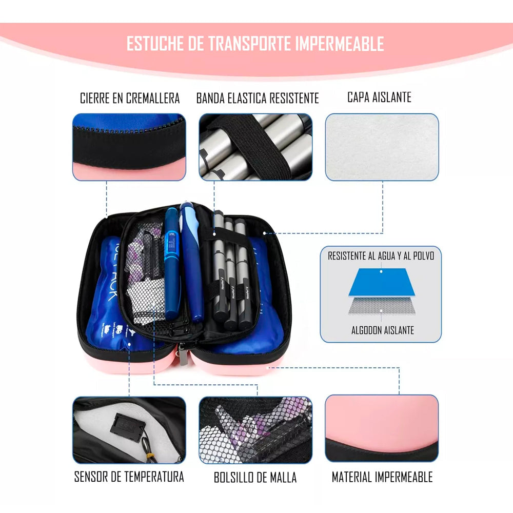 Bolso Estuche De Viaje Cooler Porta Insulina Diabéticos Oneder