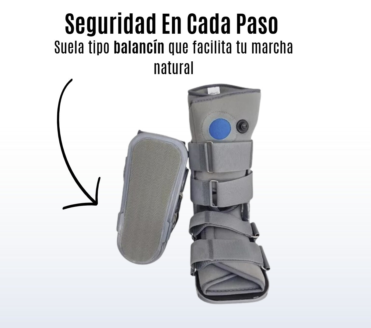 Bota Ortopédica Corta Cam Walker Para Pie Baja Oneder