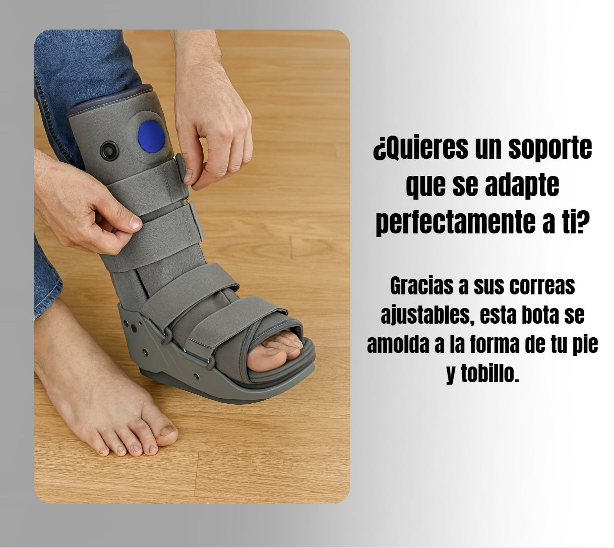 Bota Ortopédica Corta Cam Walker Para Pie Baja Oneder