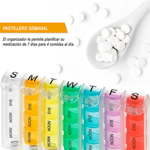 Pastillero Semanal Organizador De Pastilla 4 Tomas Diarias