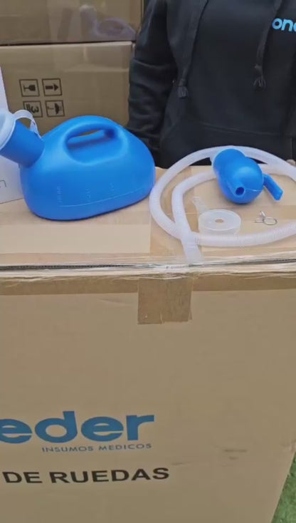 Pato Urinario Masculino Con Manguera - Capacidad De 2000 Ml