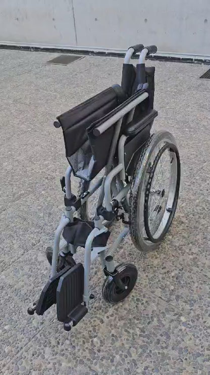Silla De Ruedas Bariatrica Plegable Rueda Neumatica Trasera KJT605E