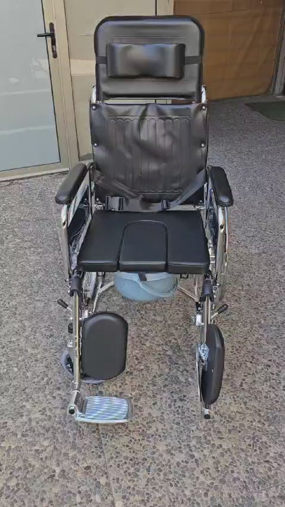 Silla Rueda Neurológica Reclinable Con Balde Desmontable Oneder