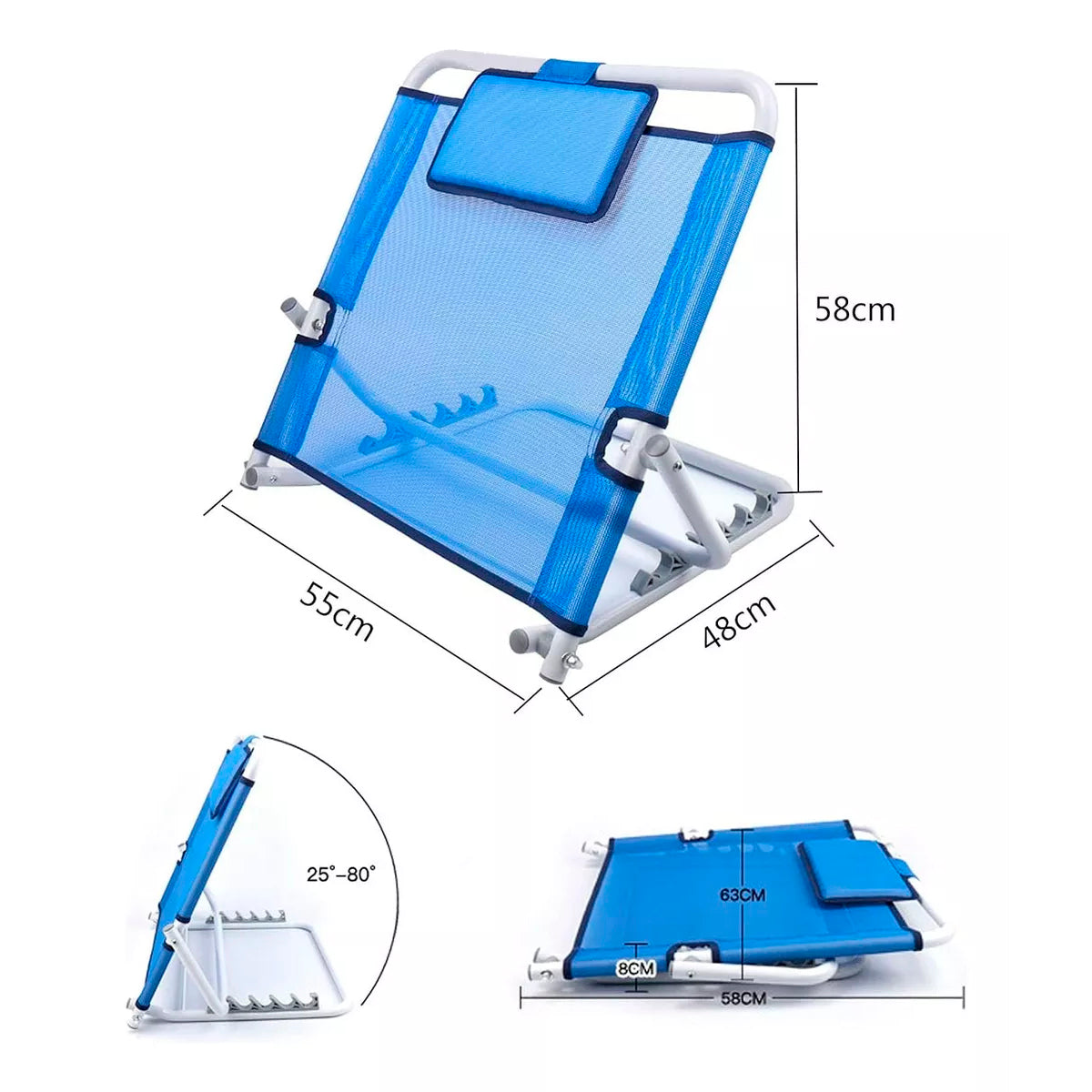 Respaldo Reclinable Para Apoyarse Portatil Y Plegable Oneder