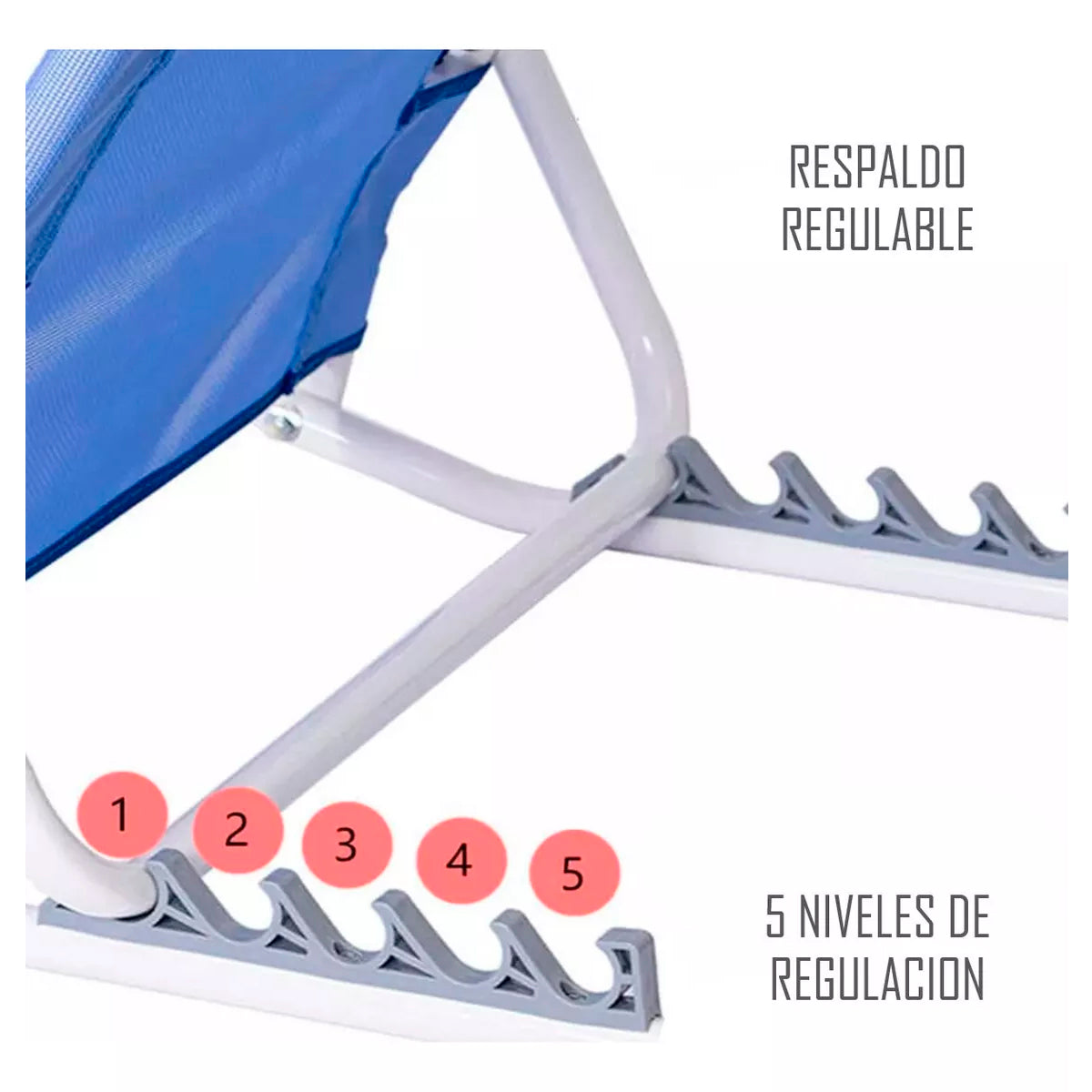 Respaldo Reclinable Para Apoyarse Portatil Y Plegable Oneder