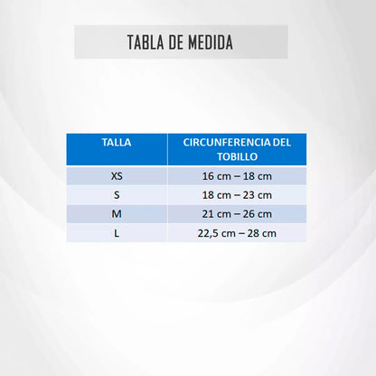 Tobillera Ortopédica Con Barras Laterales Estabilizadora