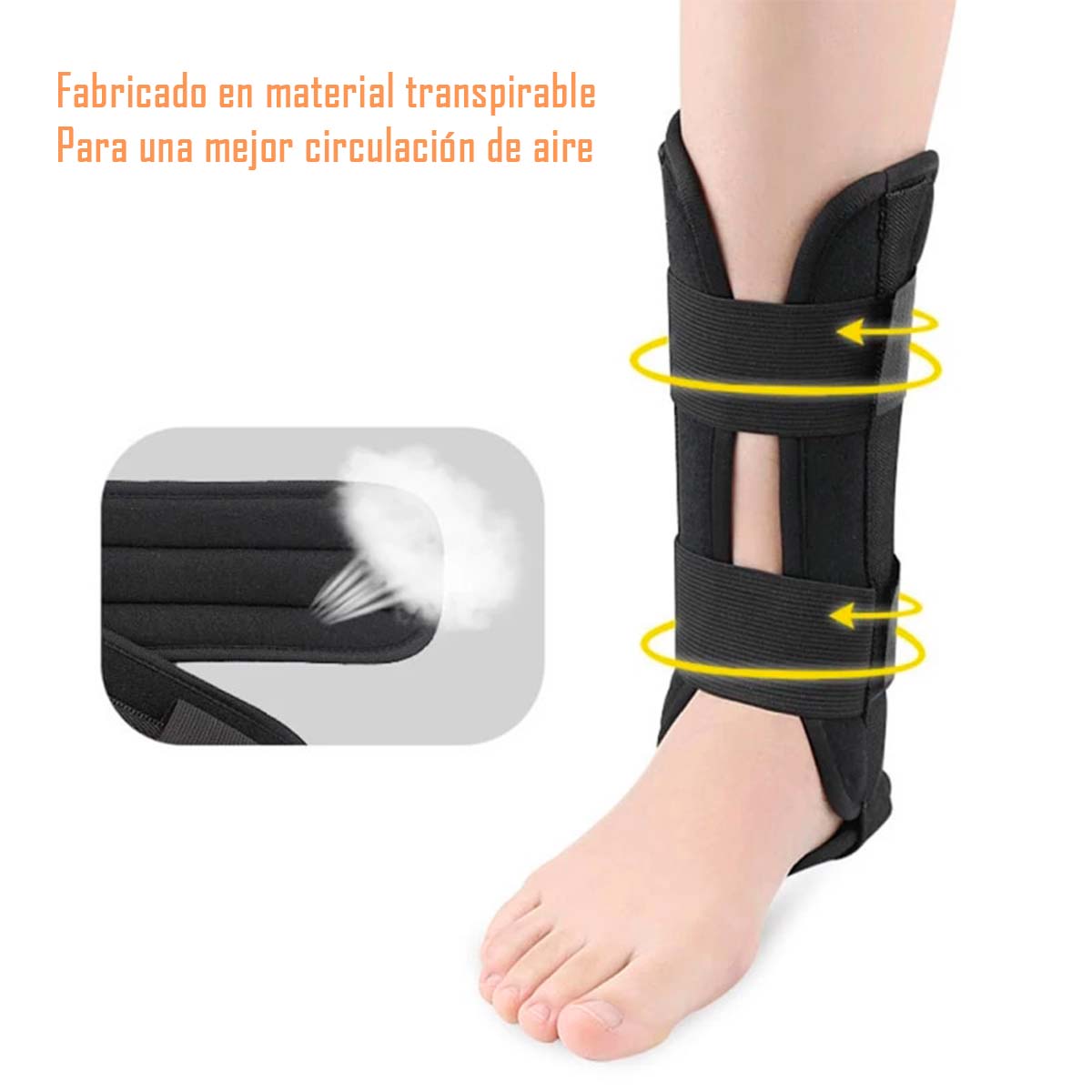 Tobillera Inmovilizadora Con Barras Laterales Lesion