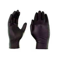 Guantes De Nitrilo Negro Sin Polvo - Caja 100 Unds