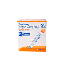 Jeringa Excéntrica 60ml Luer Slip Sin Aguja - Caja De 25 Und