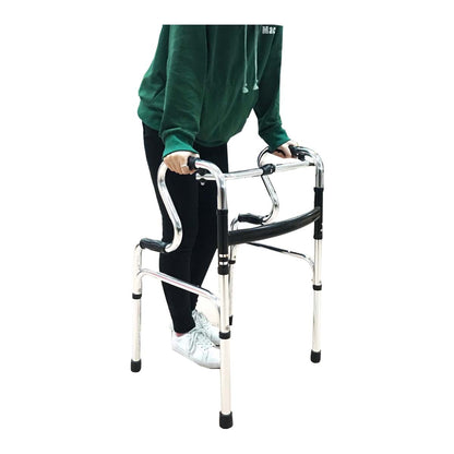 Andador Multifuncional 5 En 1 Plegable Altura Regulable Aluminio