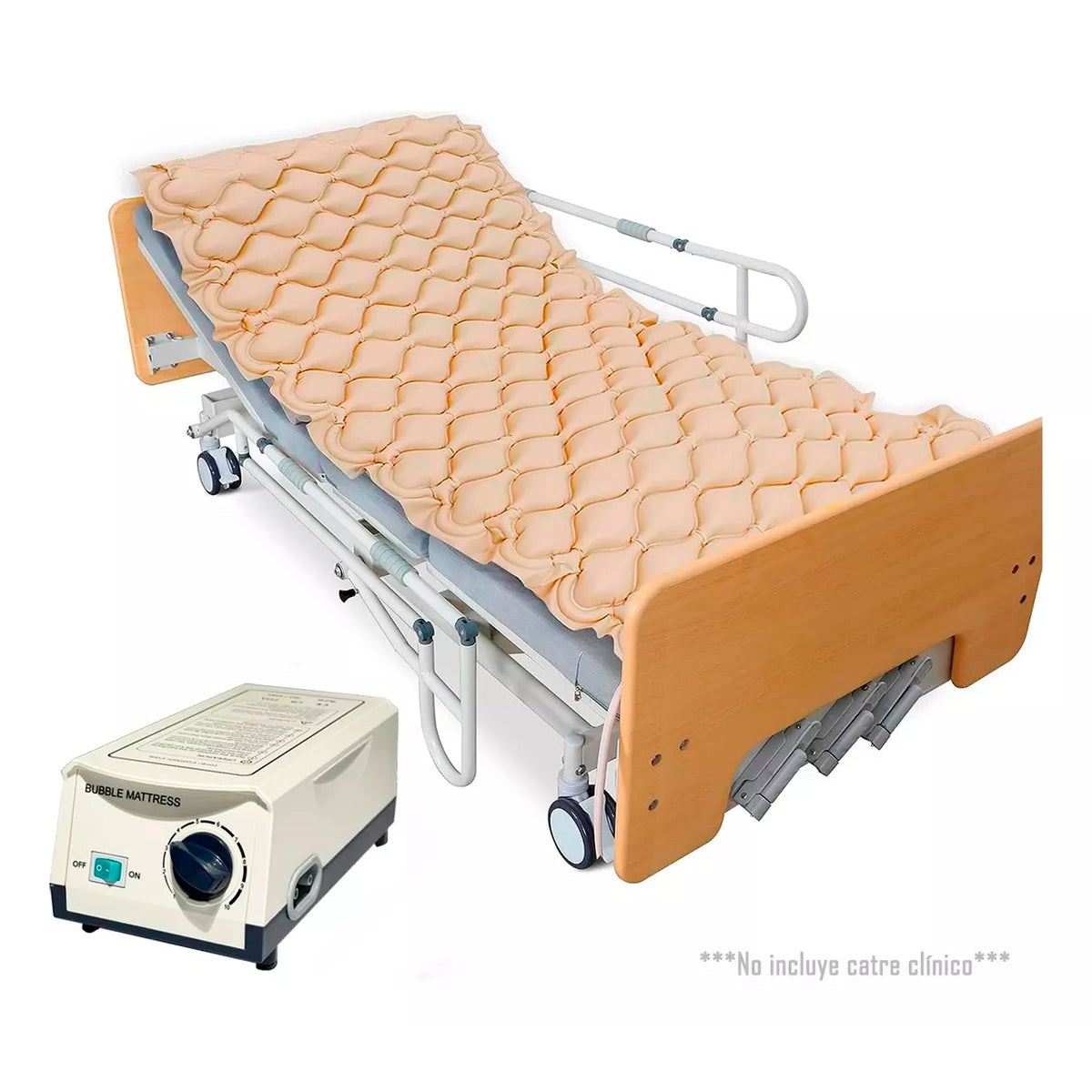 Colchon Antiescaras Con Motor Silencioso + Kit De Reparación