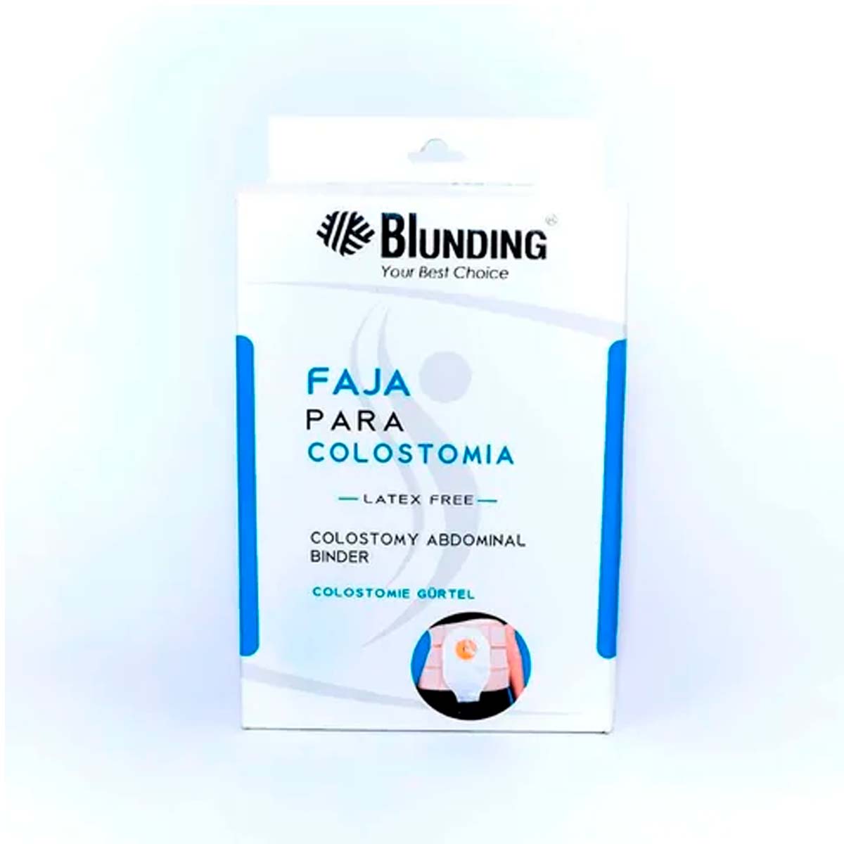 Faja Colostomía 4 Bandas Talla M Blunding