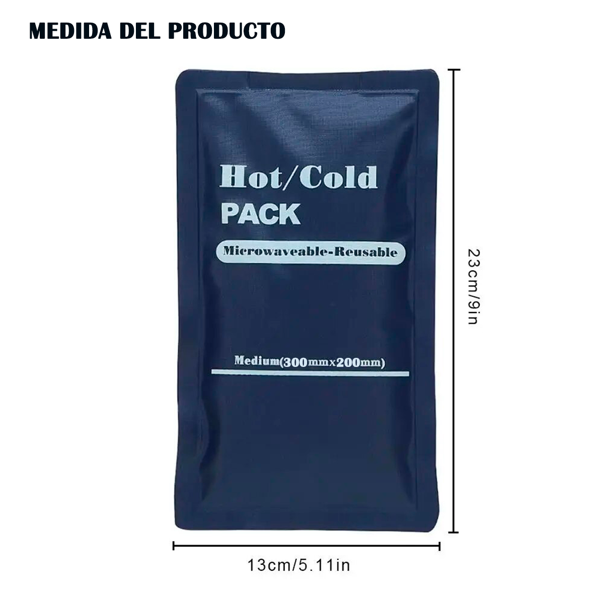 Compresa Frio - Calor Tamaño Mediano De 30x20 Cm