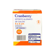 Apósito Alginato De Calcio 5x5 Cranberry - Pack De 5 Unid