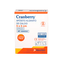 Apósito Alginato De Calcio 5x5 Cranberry - Pack De 5 Unid