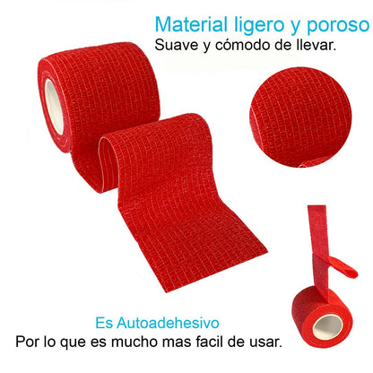 Venda Autoadherente Compatible Con Coban 15cm X 4.5mt -1 Und Roja