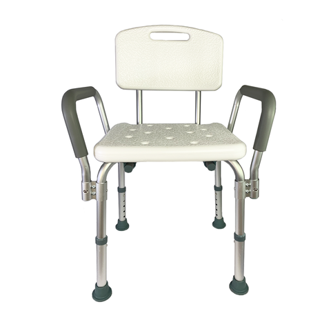 Silla Para Ducha Con Brazos Ajustables